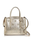 KATE SPADE KATE SPADE NEW YORK MEDIUM METALLIC LEATHER SATCHEL,PXRUA228