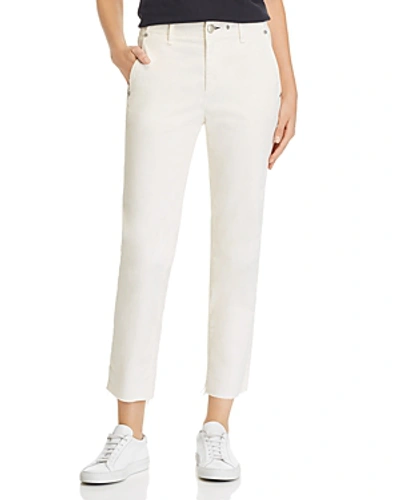Rag & Bone Buckley Cropped Mid-rise Chino Pants, White In Antique White
