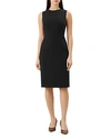 Hobbs London Alina Sleeveless Sheath Dress In Navy