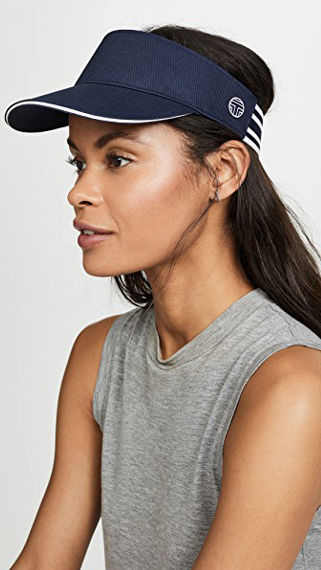 Tory Sport Adjustable Performance Visor In Navy Blue | ModeSens