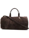 AJMONE SUEDE BARREL BAG