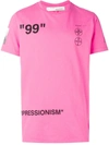 Off-white 99 Print T-shirt - Pink In Pink
