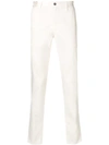 Incotex Slim Fit Chinos In White