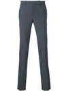 INCOTEX SLIM-FIT TAILORED TROUSERS