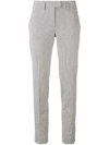 INCOTEX STRIPED TAPERED TROUSERS