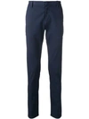 Dondup Slim-fit Chinos In Blue