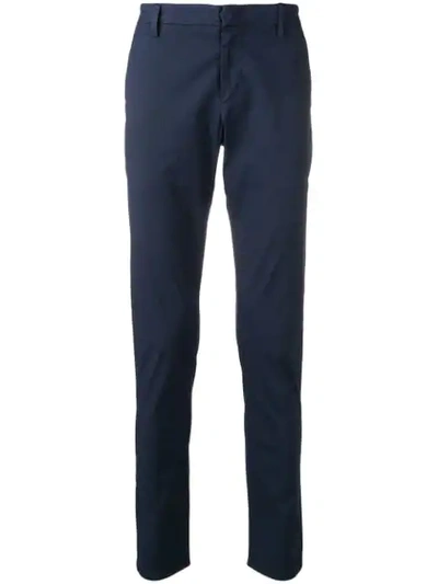 Dondup Slim-fit Chinos In Blue