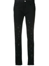 STELLA MCCARTNEY STELLA MCCARTNEY STAR-PRINT SKINNY JEANS - 黑色