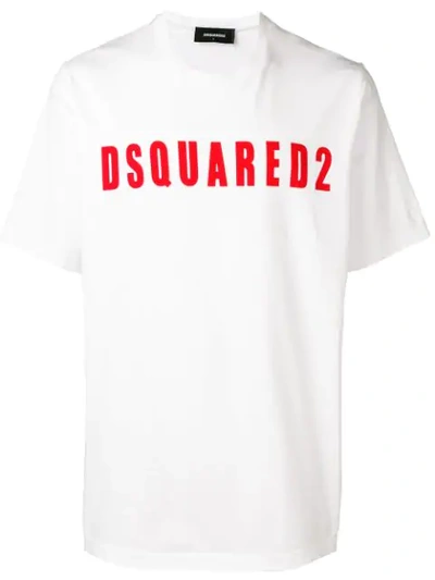 Dsquared2 Round Neck T-shirt - 白色 In White