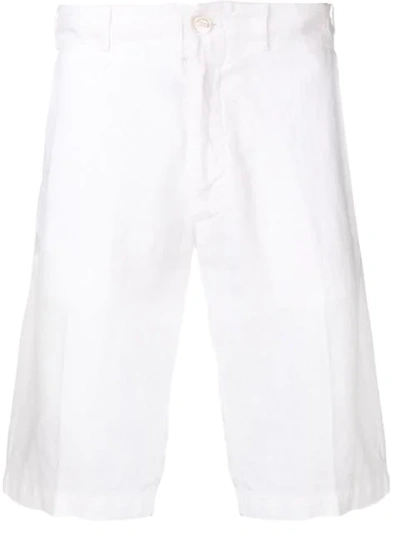 Billionaire Embroidered Logo Bermuda Shorts - 白色 In White