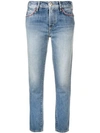 ALANUI EMBROIDERED POCKET SKINNY JEANS