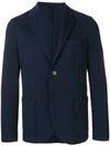 Harris Wharf London Single-breasted Blazer In Blue