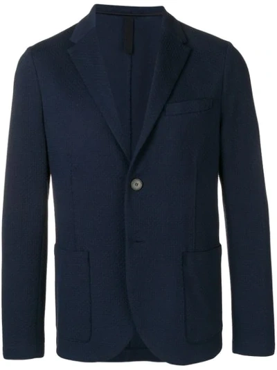 Harris Wharf London Single-breasted Blazer In Blue