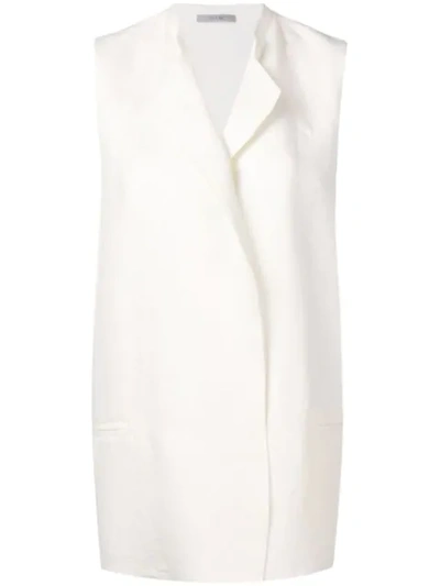 Dušan Dusan Tailored Oversized Waistcoat - 白色 In White