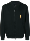 NEIL BARRETT NEIL BARRETT FLAMING BOLT SWEATSHIRT - 黑色