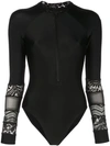 CYNTHIA ROWLEY Lace Hepburn Surfsuit