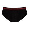 HUGO HUGO TWO-PACK BLACK HIP BRIEFS