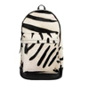 MAHI LEATHER Classic Cowhide Leather Backpack Rucksack In Zebra Print