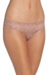 B.tempt'd By Wacoal 'lace Kiss' Thong In Antler