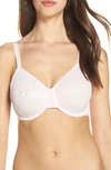 Wacoal Visual Effects Unlined Underwire Minimizer Bra In Ballerina