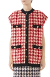 GUCCI HOUNDSTOOTH TWEED JACKET,560743ZAA0D