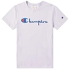 CHAMPION Champion Reverse Weave Women's Logo Script Tee,110992-VS0385