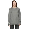 A-COLD-WALL* A-COLD-WALL* GREY BRACKET LONG SLEEVE T-SHIRT