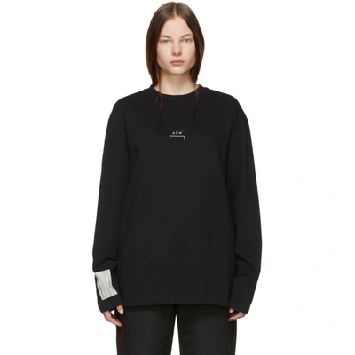 A-cold-wall* Black Bracket Long Sleeve T-shirt In Sc1 1 Black