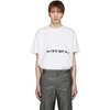 GIVENCHY WHITE GRAFFITI LOGO T-SHIRT