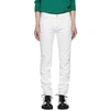 GIVENCHY GIVENCHY WHITE DISTRESSED JEANS