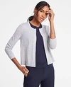 ANN TAYLOR CROPPED OPEN CARDIGAN,498057
