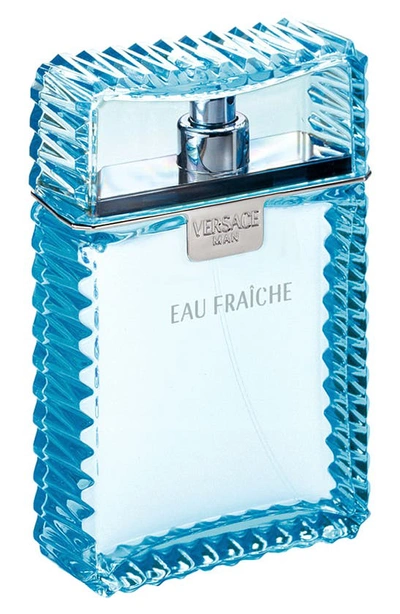 Versace Man 'eau Fraiche' Eau De Toilette Spray (6.7 Oz.) ($192 Value) In Blue