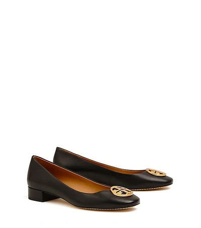 Tory Burch Chelsea Heeled Ballet Flat In Perfect Black