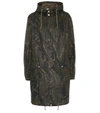 SAINT LAURENT CAMOUFLAGE COTTON-BLEND PARKA,P00356502