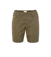 SAINT LAURENT Embroidered cotton-blend shorts,P00356513
