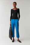 Cos Leather Shopper Bag In Black