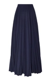 BOUGUESSA PLEATED CREPE MAXI SKIRT,729959