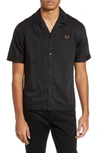 FRED PERRY X MILES KANE BOWLING SHIRT,SM5157