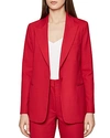 Reiss Livvi Slim-fit Blazer In Magenta