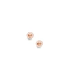 Tory Burch Crystal-pearl Stud Earring In Rose/rose Gold