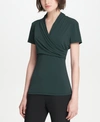 DKNY RUCHED TOP, CREATED FOR MACY'S