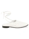 3.1 PHILLIP LIM / フィリップ リム Nadia Ankle-Wrap Leather Mules