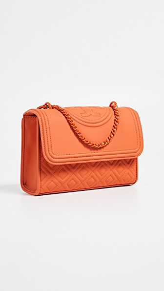 Tory Burch Fleming Matte Small Convertible Shoulder Bag In Pomander