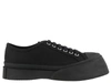 Marni Oversized Sole Sneakers In Black