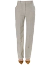 JACQUEMUS BEIGE HIGH RISE CHINO PANTS IN COTTON BLEND,10824027