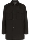 STONE ISLAND SINGLE BREASTED FRONT POCKET TRENCH COAT