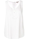 Morgan Lane Biba Tank Top In White