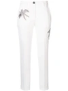 PHILIPP PLEIN EMBELLISHED PATCH TROUSERS