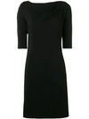 LANVIN PIPED SEAM SHIFT DRESS