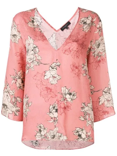 Antonelli Floral Print Blouse - 粉色 In Pink